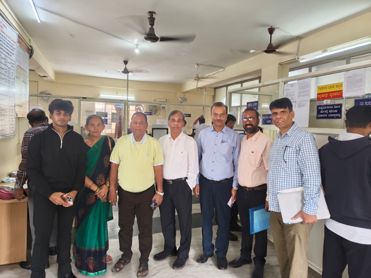 The group together on the day of the Trust registration