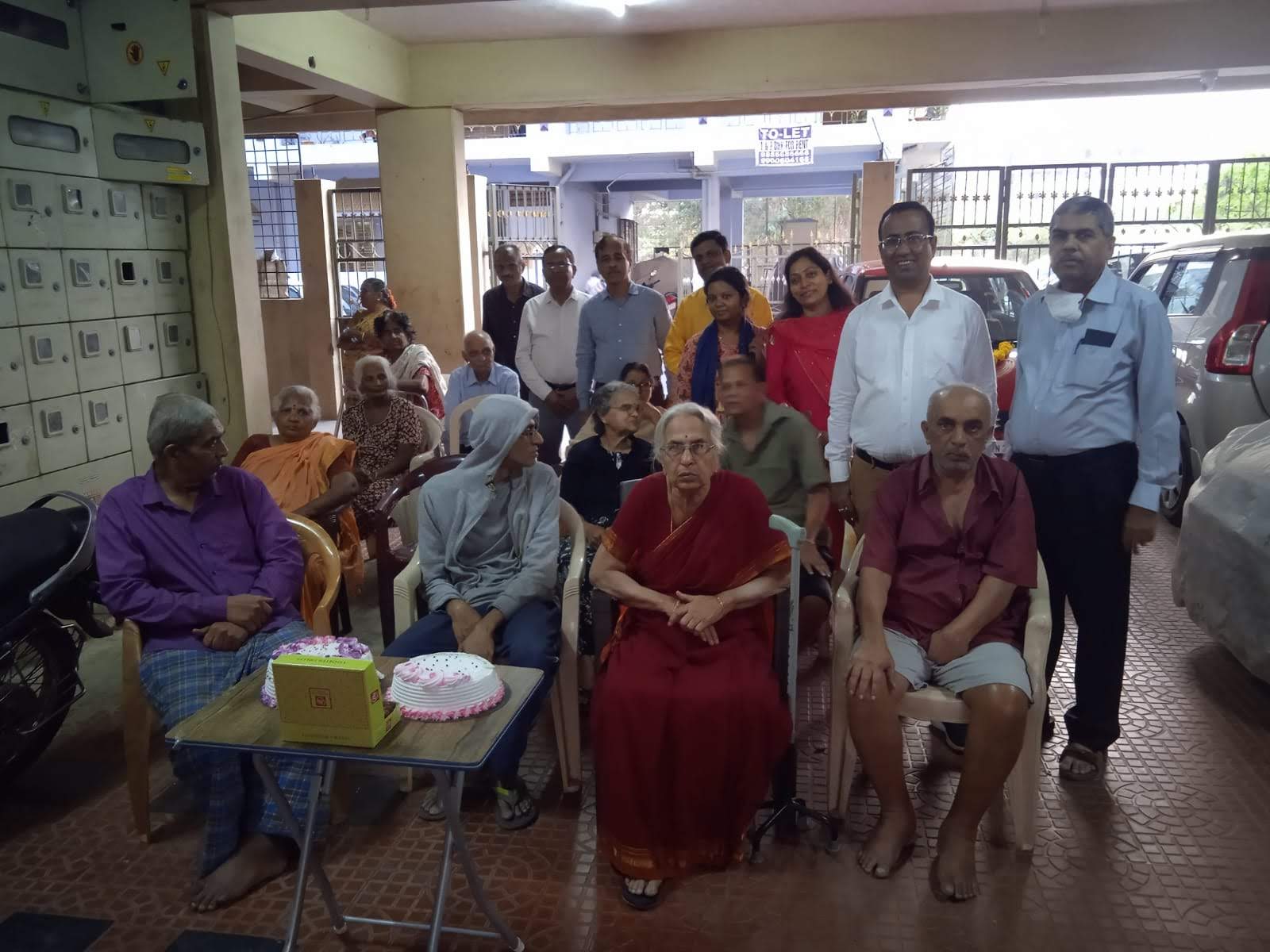 Residents and visitors at the first Ugadi programme